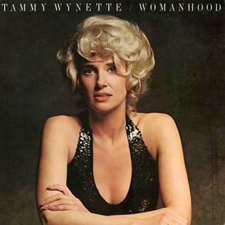 Tammy Wynette's photo on the Womenhood album cover