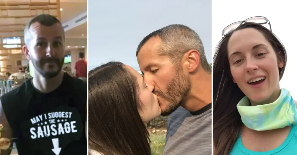 Chris Watts pictured with the mistress he was having affair with coworker Nichol Kessinger