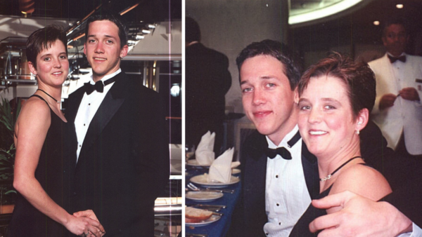 Siblings Amy Bradley and Brad Bradley on cruise ship where she vanished shortly after