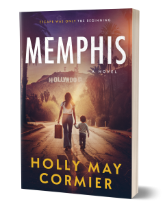 Memphis book cover in 3D format. By Book club womens fiction author Holly May Cormier
