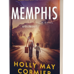 Memphis book cover in 3D format. By Book club womens fiction author Holly May Cormier