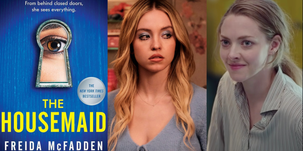 The Housemaid by Frieda McFadden book review book cover and movie adaptation image