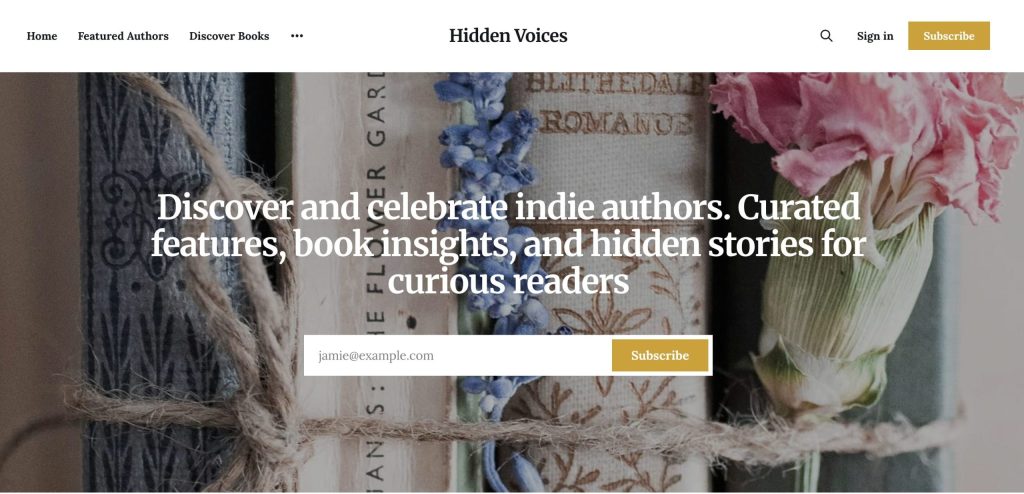Hidden Voices Blog author feature repost banner image
