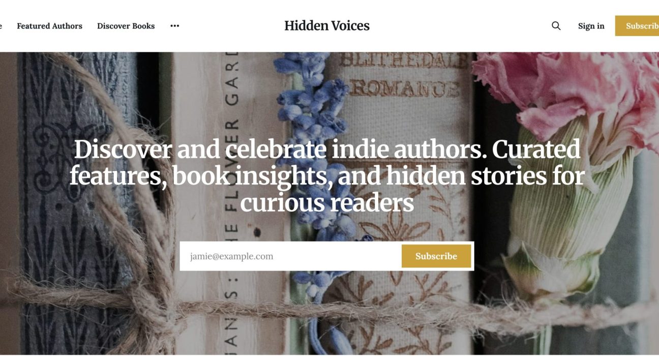 Hidden Voices Blog author feature repost banner image